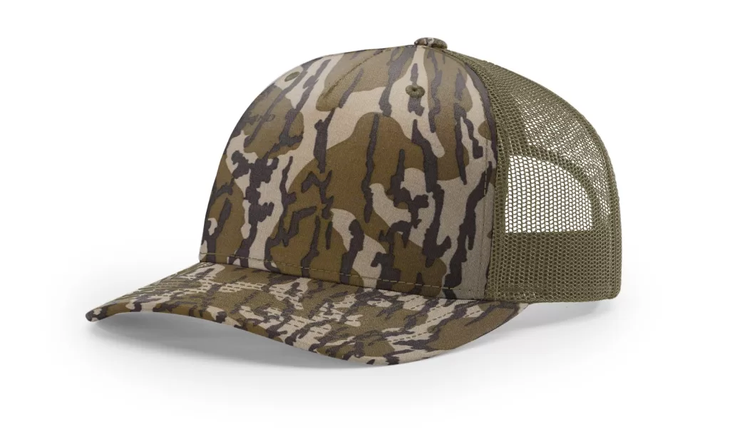 Richardson 112 Mossy Oak Bottomland/Loden hat