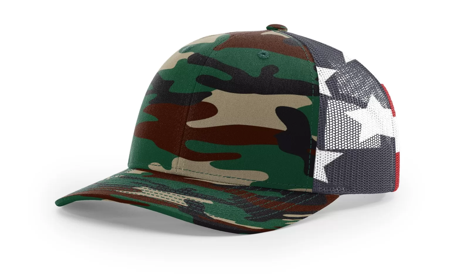Split : Green Camo/Flag