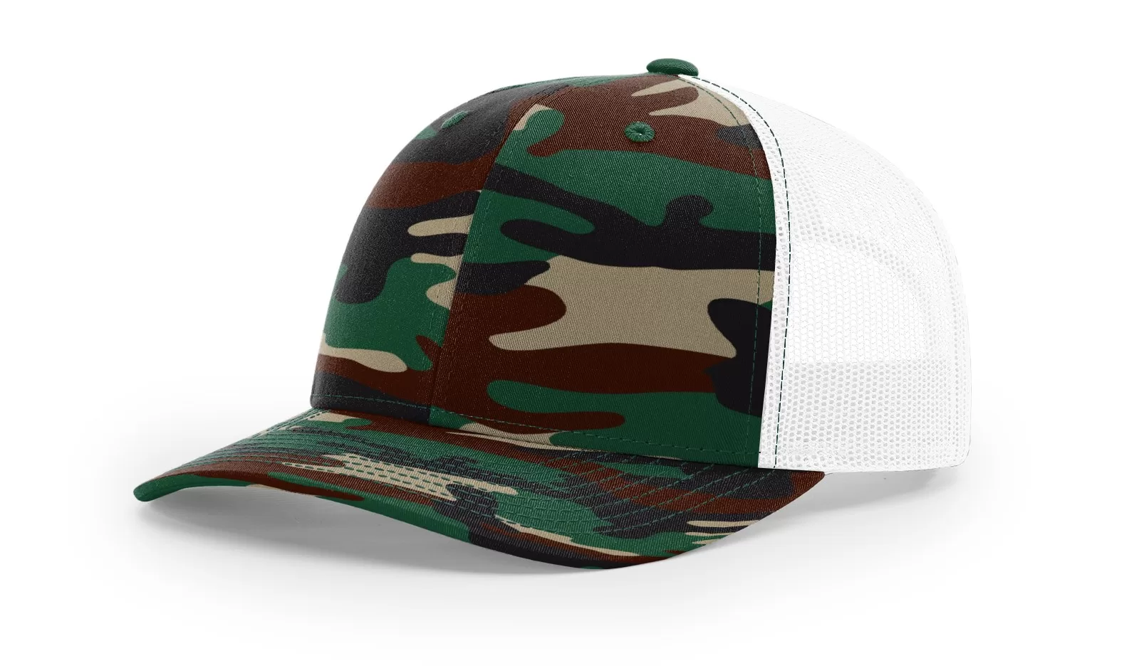 Camo : Green Camo/White