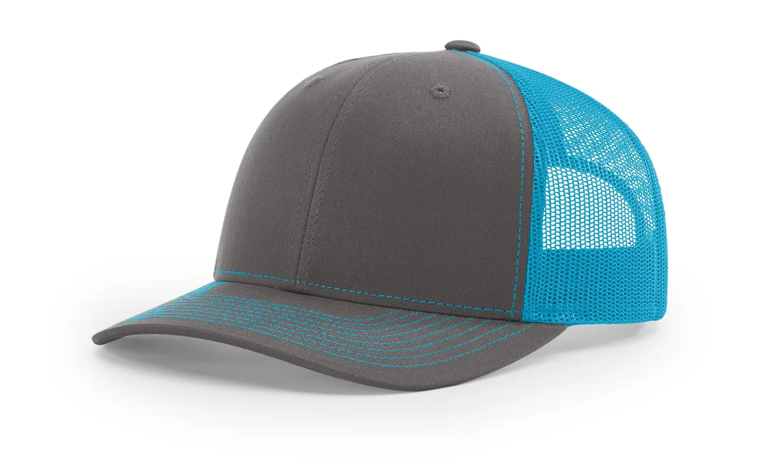 Split : Charcoal/Neon Blue