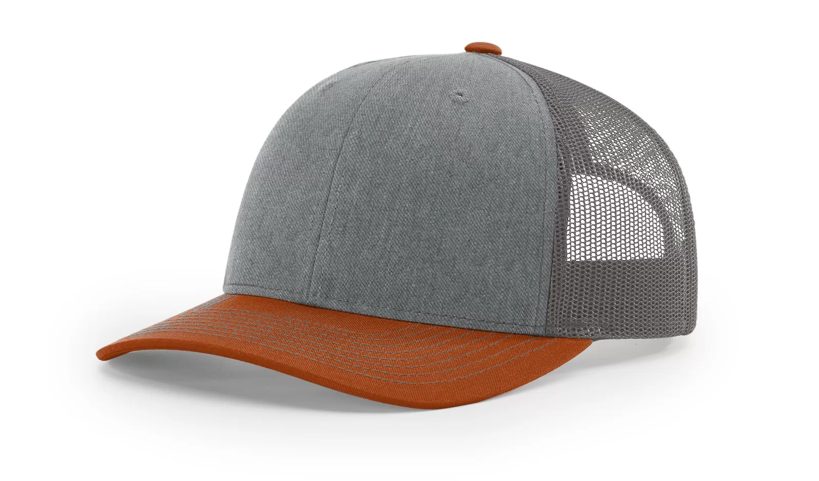 Tri-Color : Heather Grey/Charcoal/Dark Orange