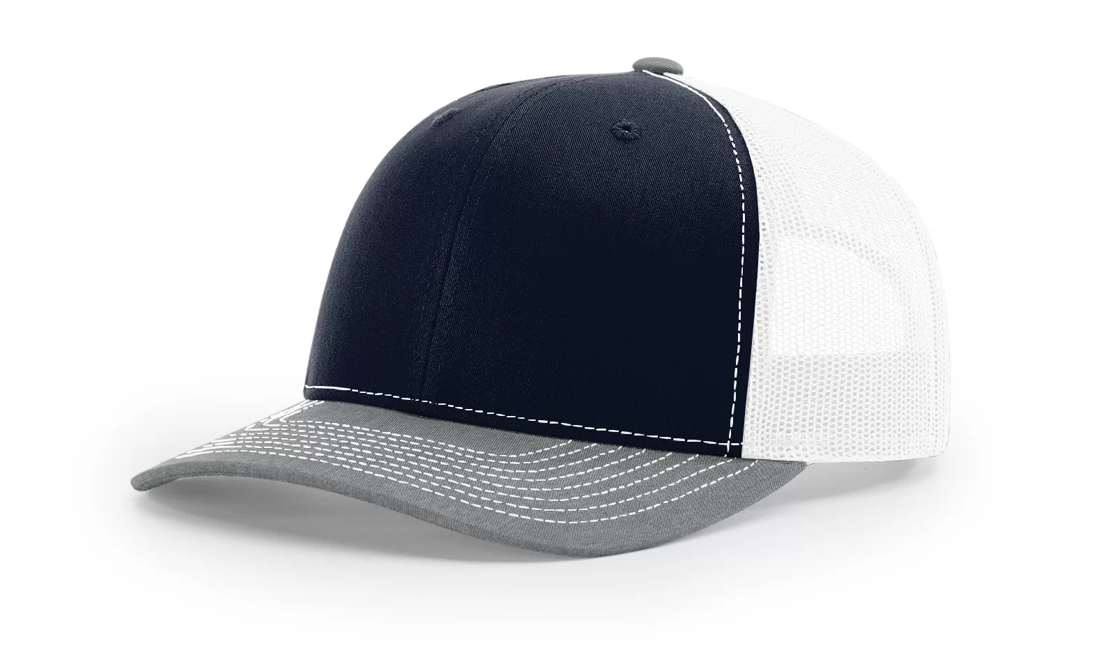 Tri-Color : Navy/White/Heather Grey