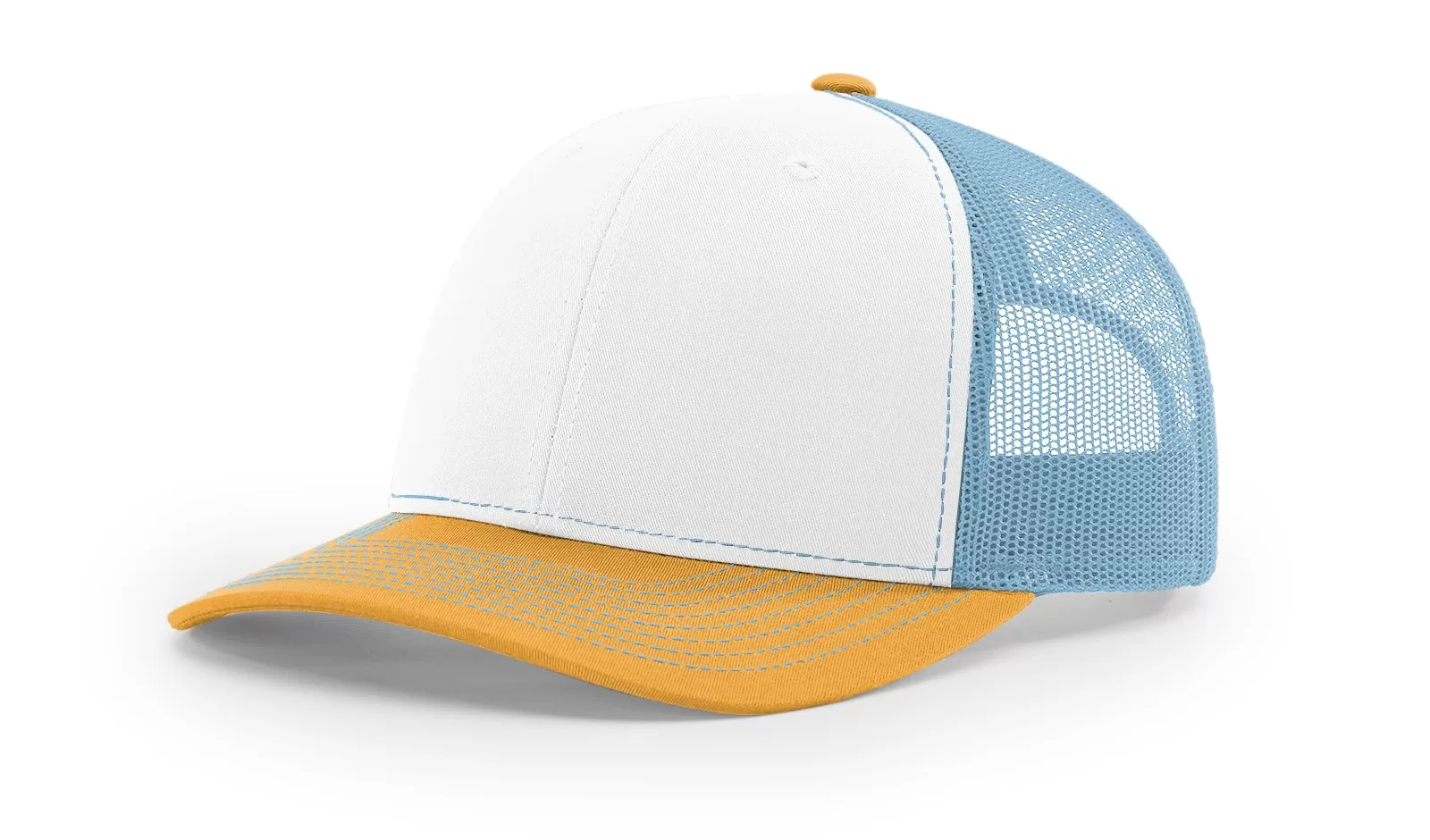 Tri-Color : White/Columbia Blue/Yellow
