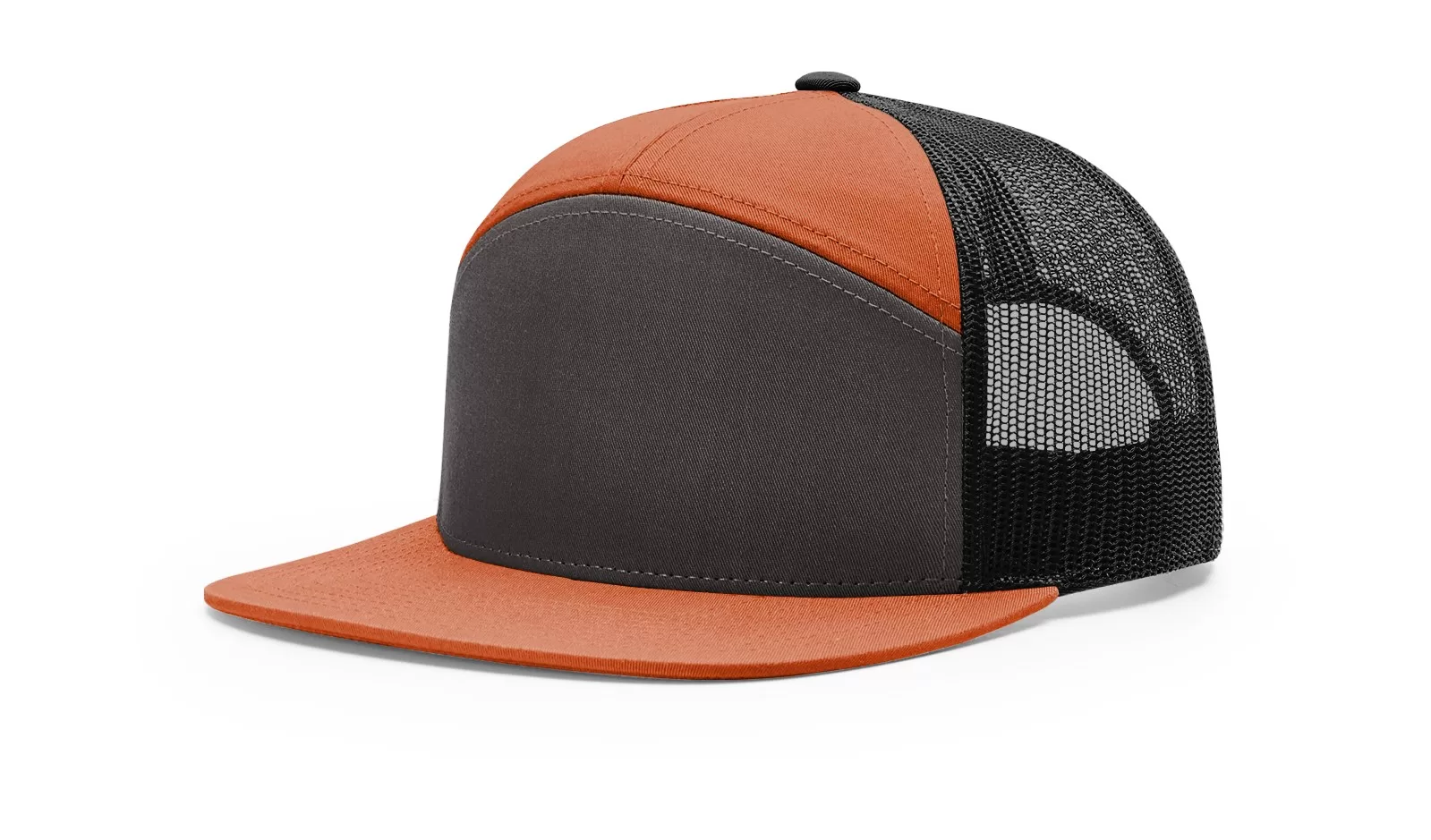 Quad-Color : Charcoal/Burnt Orange/Black